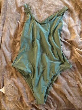 Women’s One-Piece Swimsuit in Sage Green